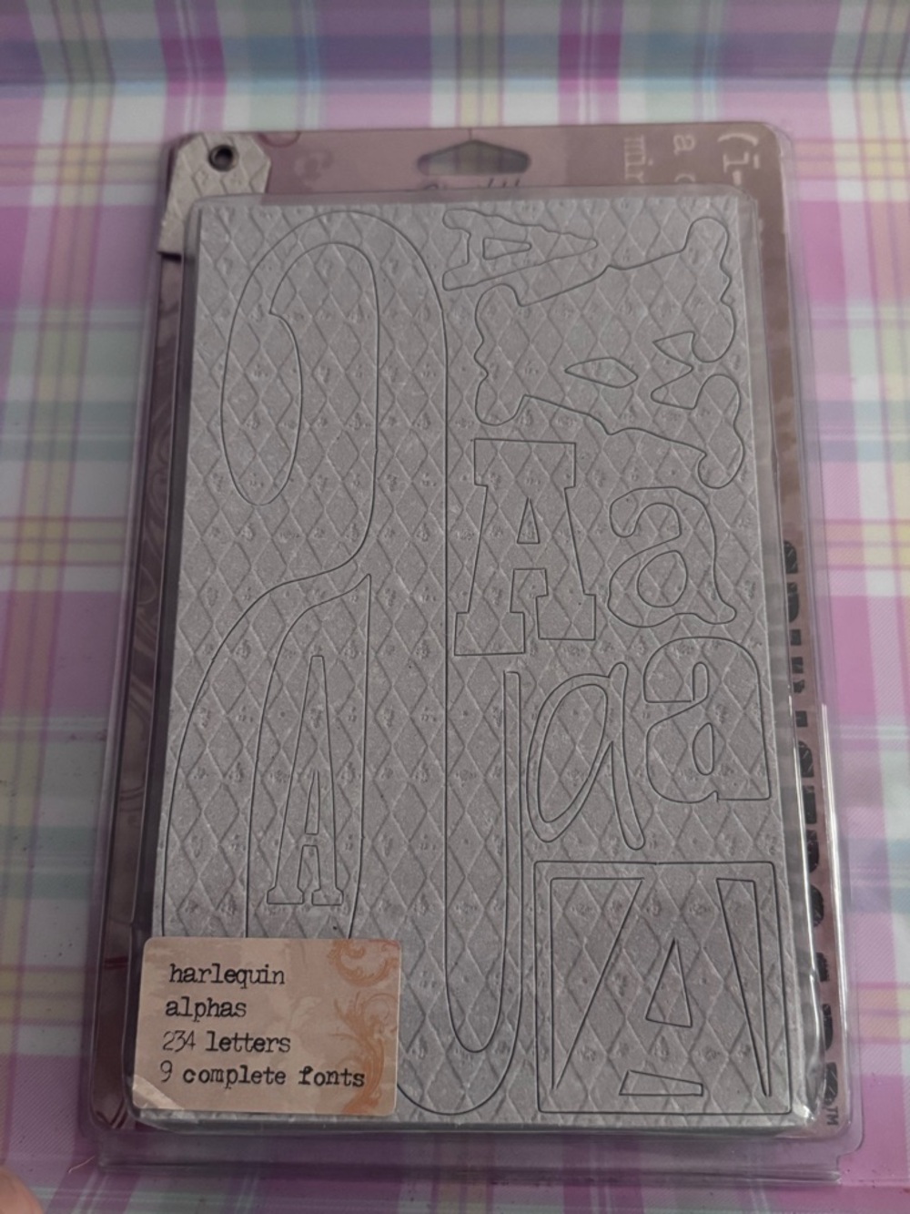 Tim Holtz mixed media alphabet